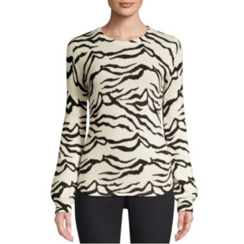Generation Love Lizzie Zebra Print Sweater
